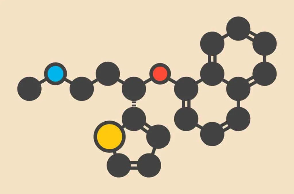 medication molecule diagram