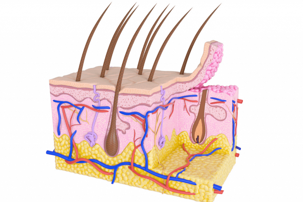 Folículos pilosos microscópicos