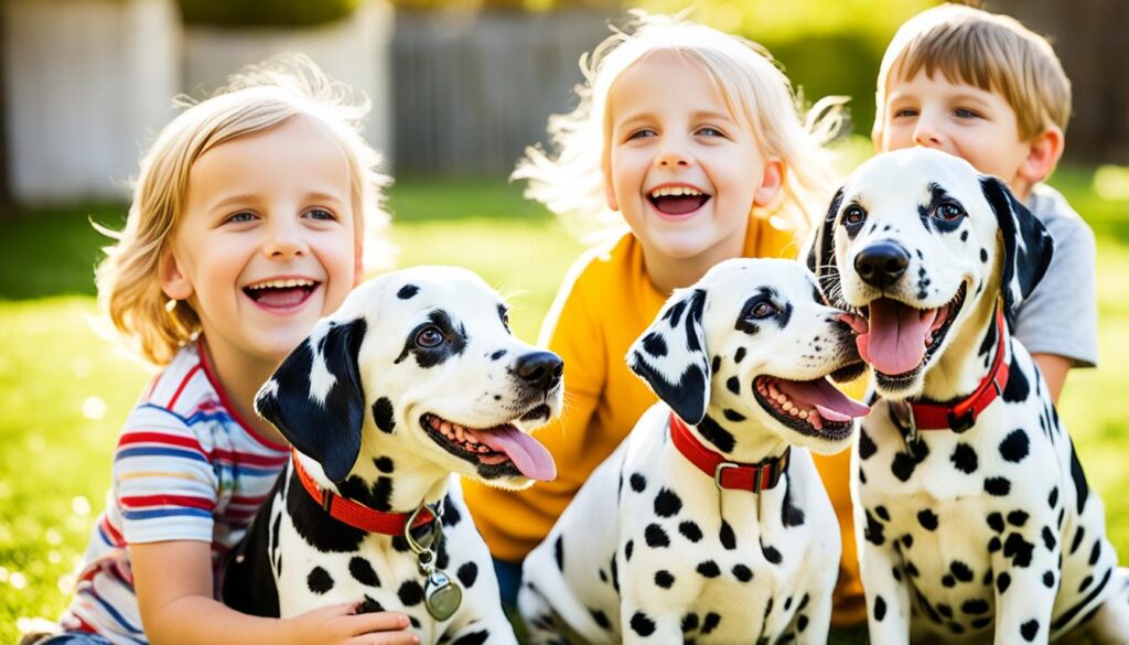 are dalmations good with kids